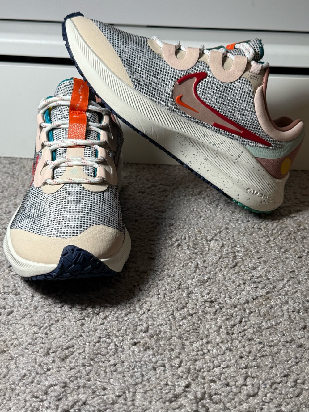 Nike ' Multi-Color Running Shoes - Gray/Pink/Orange